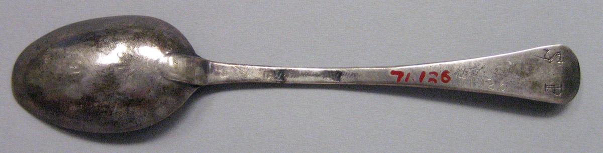 1971.0126 Silver Spoon underside
