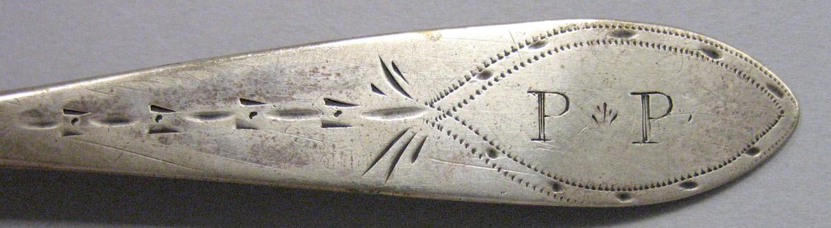 1971.0128 Silver Spoon engraving
