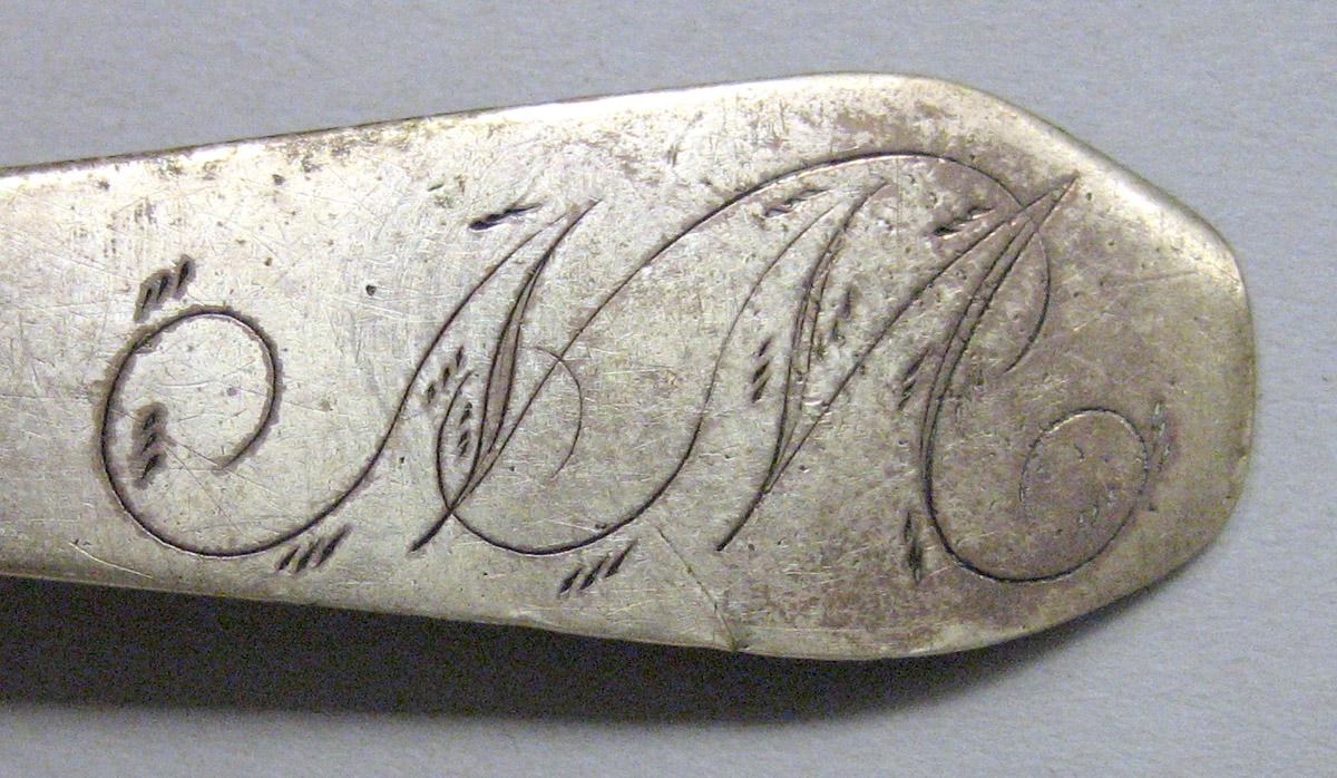 1971.0130 Silver Spoon engraving