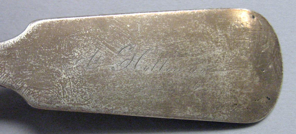 1971.0131 Silver Spoon engraving