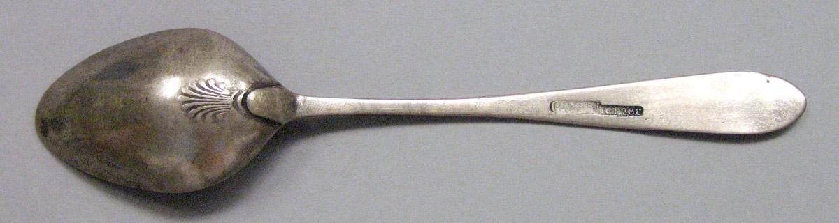 1971.0138.001 Silver Spoon underside