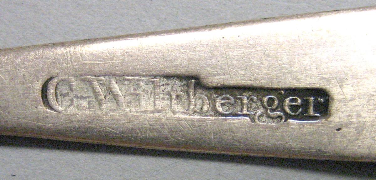 1971.0138.001 Silver Spoon mark