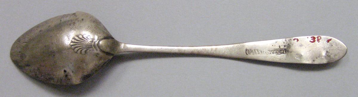 1971.0138.002 Silver Spoon underside