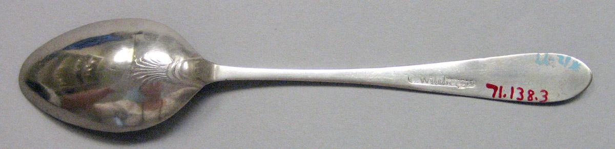 1971.0138.003 Silver Spoon underside