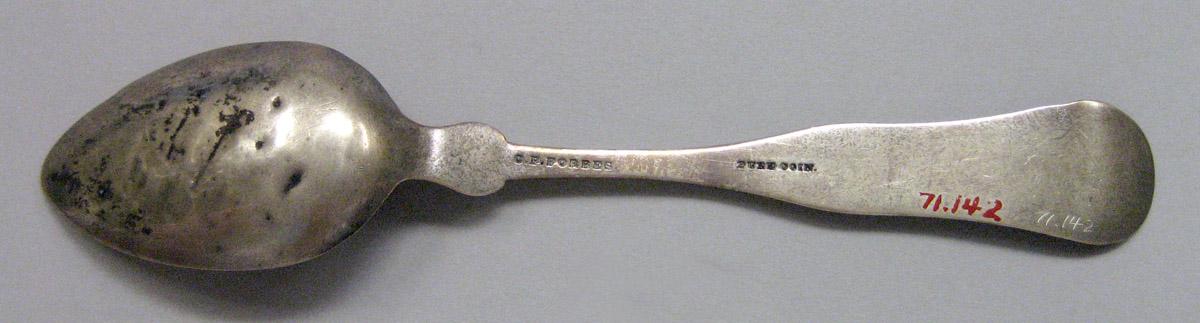 1971.0142 Silver Spoon underside