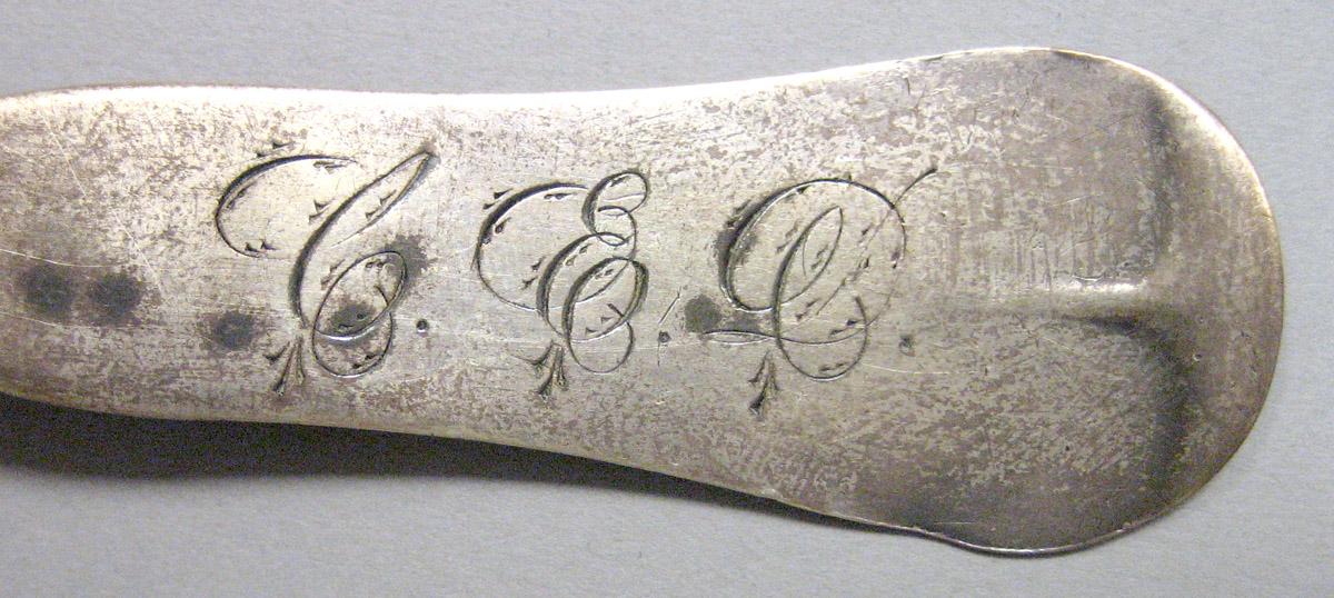 1971.0142 Silver Spoon engraving