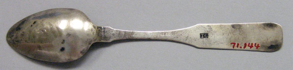 1971.0144 Silver Spoon underside