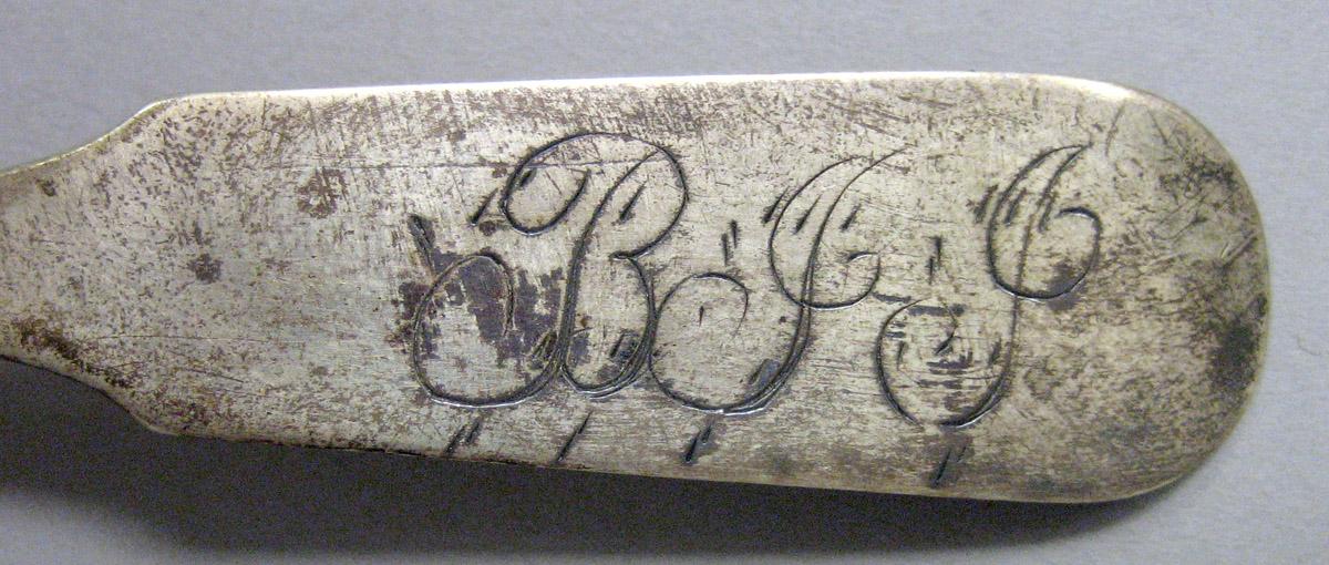 1971.0147 Silver Spoon engraving