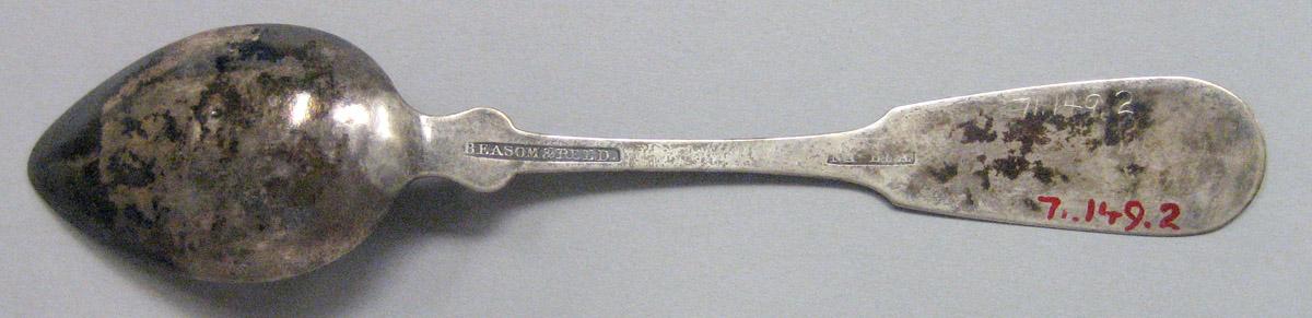 1971.0149.002 Silver Spoon underside