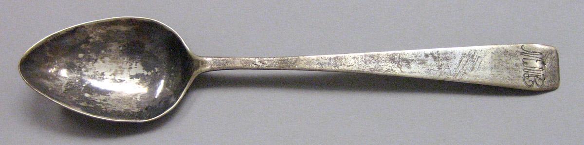 1971.0153.001 Silver Spoon upper surface