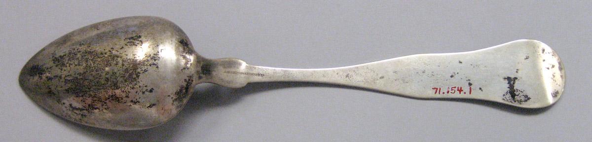1971.0154.001 Silver Spoon underside