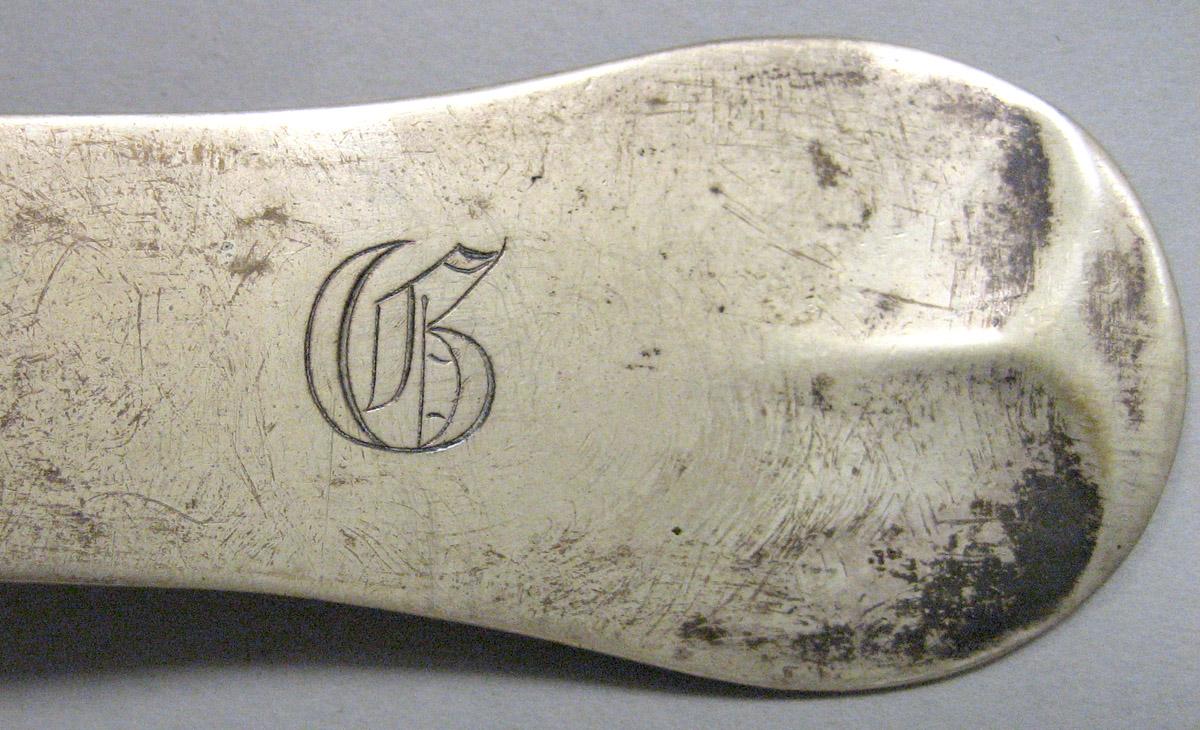 1971.0154.001 Silver Spoon engraving