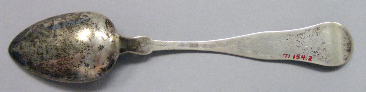 1971.0154.002 Silver Spoon underside