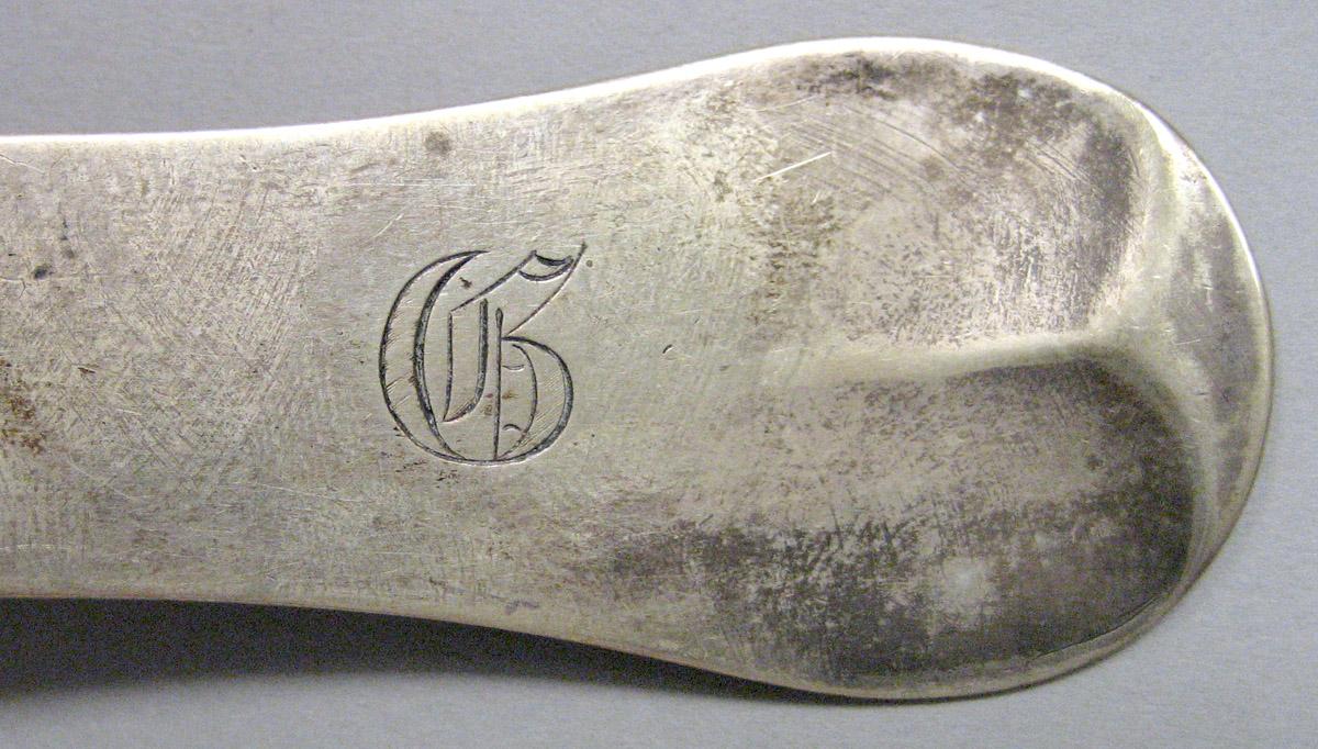 1971.0154.002 Silver Spoon engraving