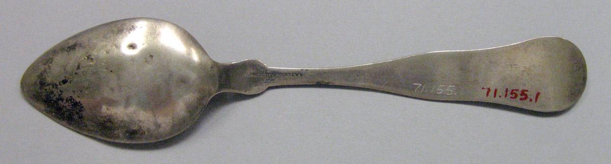 1971.0155.001 Silver Spoon underside