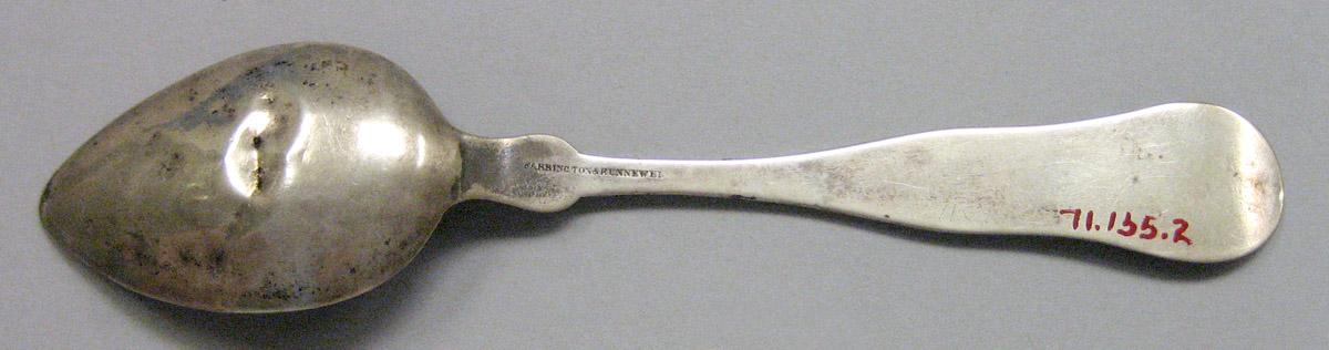 1971.0155.002 Silver Spoon underside