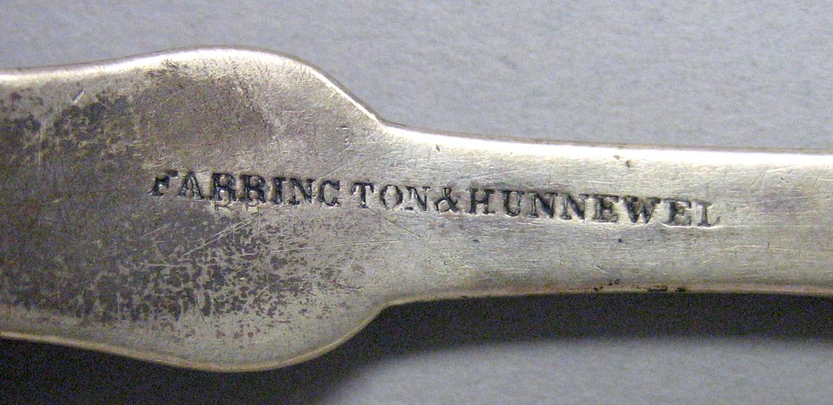1971.0155.002 Silver Spoon mark