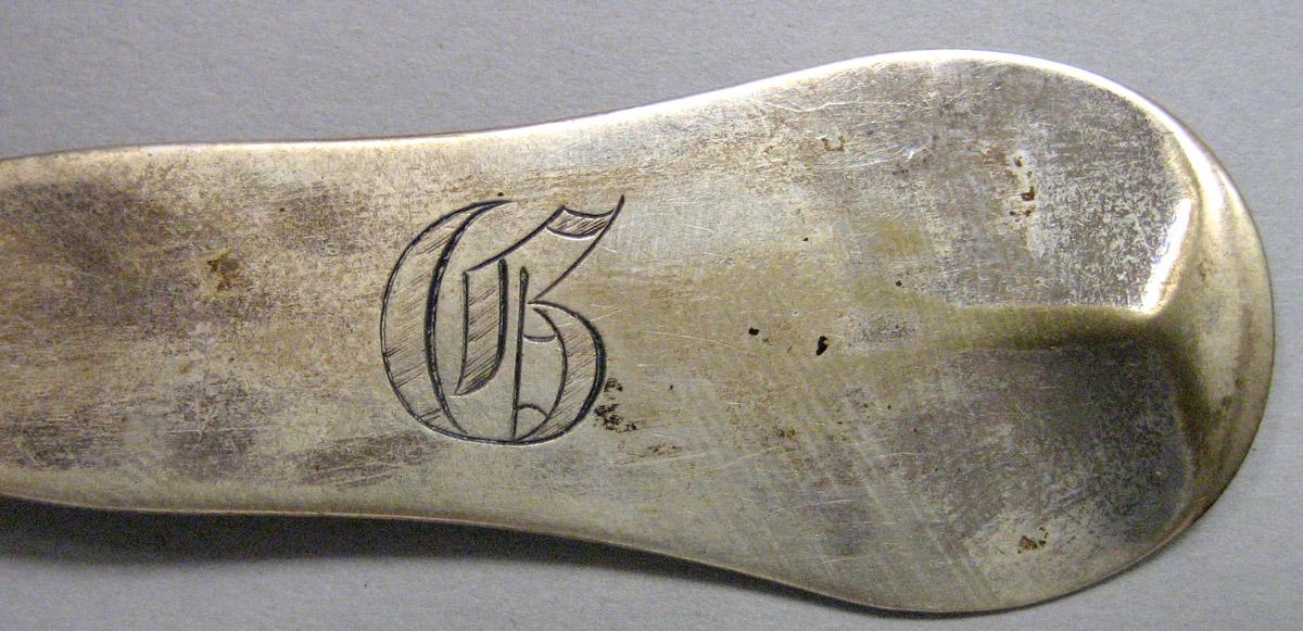 1971.0155.004 Silver Spoon engraving