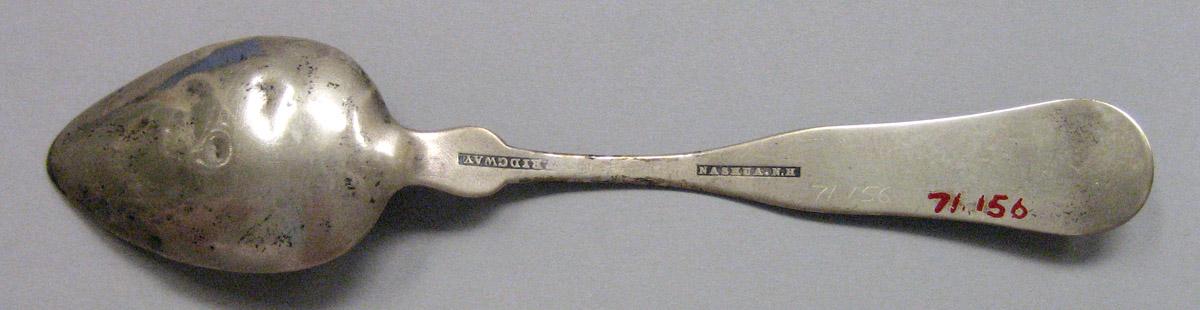 1971.0156 Silver Spoon underside