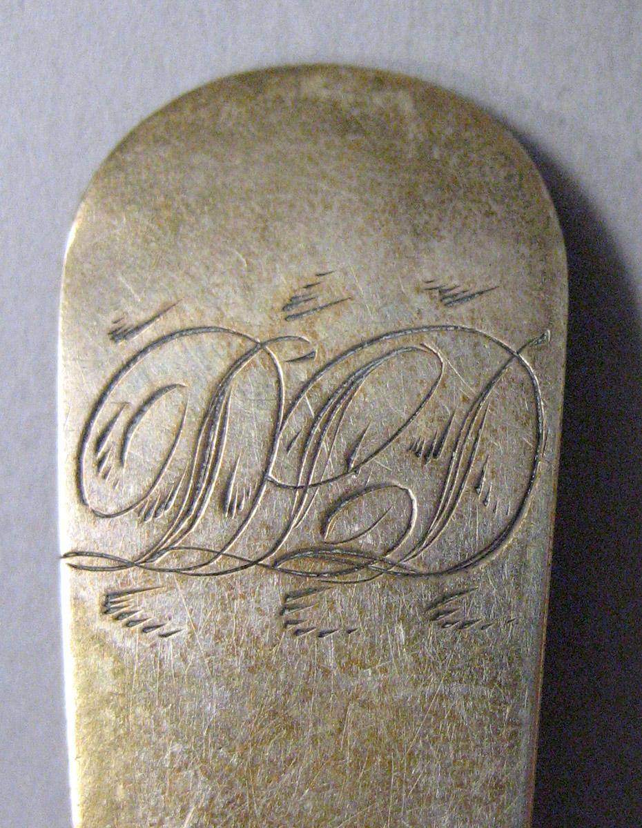 1971.0157 Silver Spoon engraving