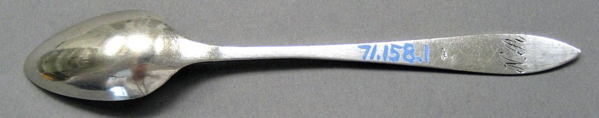 1971.0158.001 Silver Spoon underside
