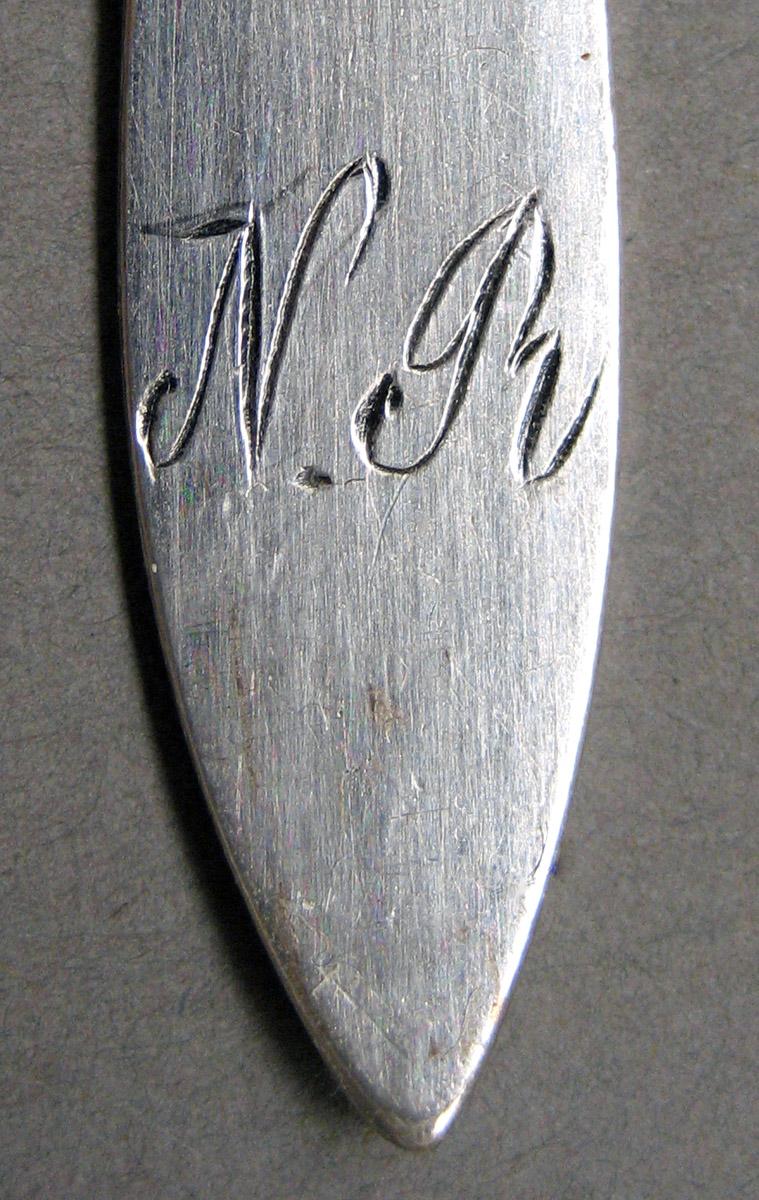 1971.0158.001 Silver Spoon engraving