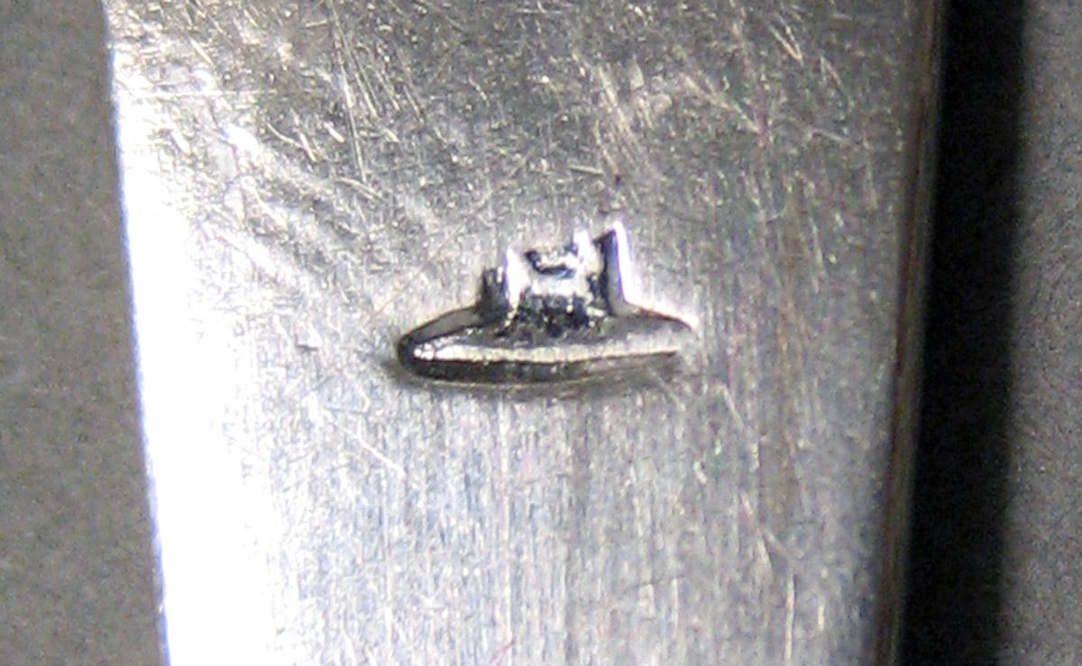 1971.0158.001 Silver Spoon mark