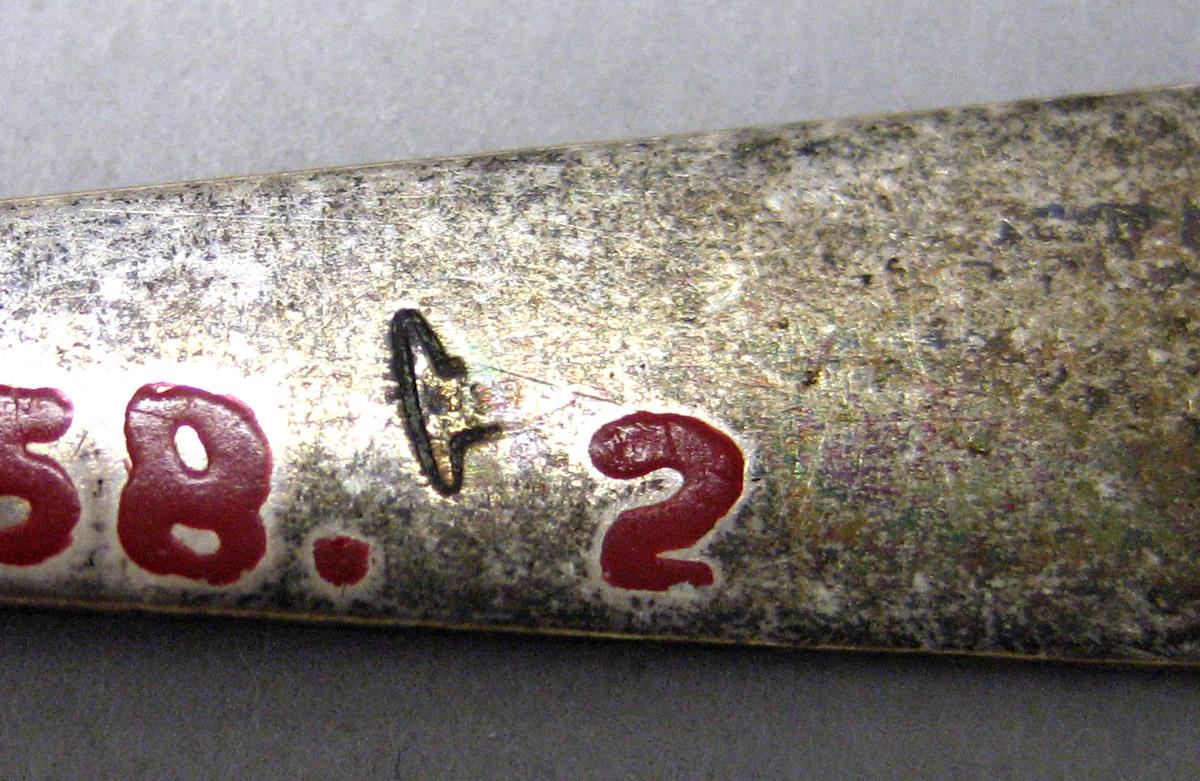 1971.0158.002 Silver Spoon mark