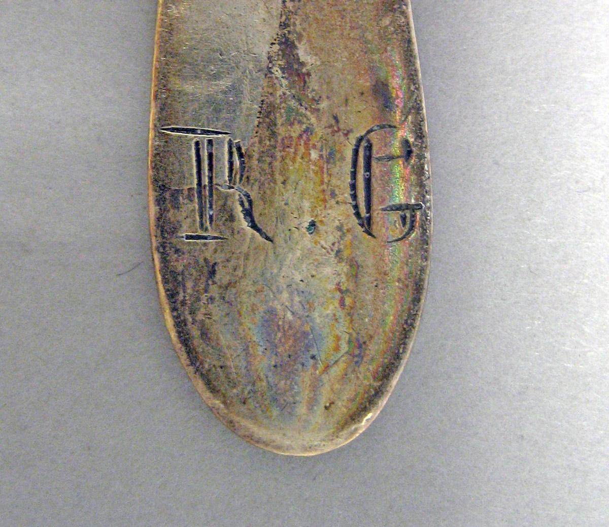1971.0159 Silver Spoon engraving
