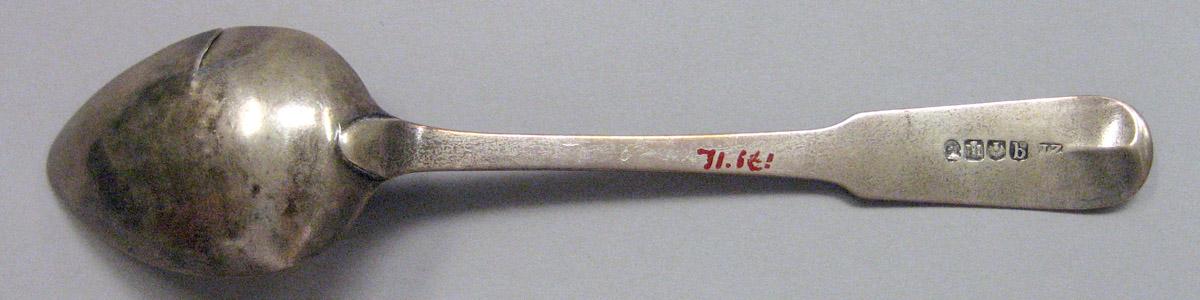 1971.0161 Silver Spoon underside