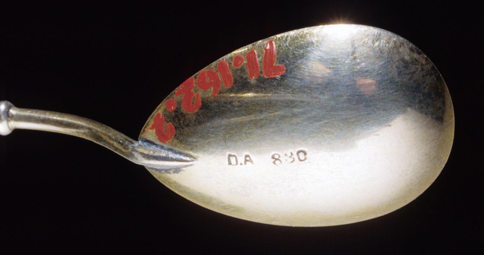 1971.0162.002 Spoon, Cream Spoon, detail 1