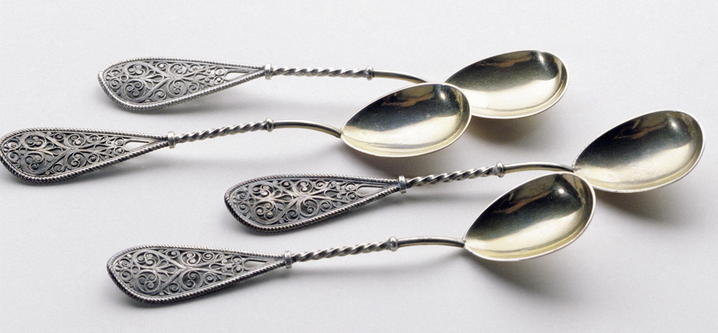 1971.0162.001, 1971.0162.002, 1971.0162.003, 1971.0162.004 Spoon, Cream Spoon, view 1