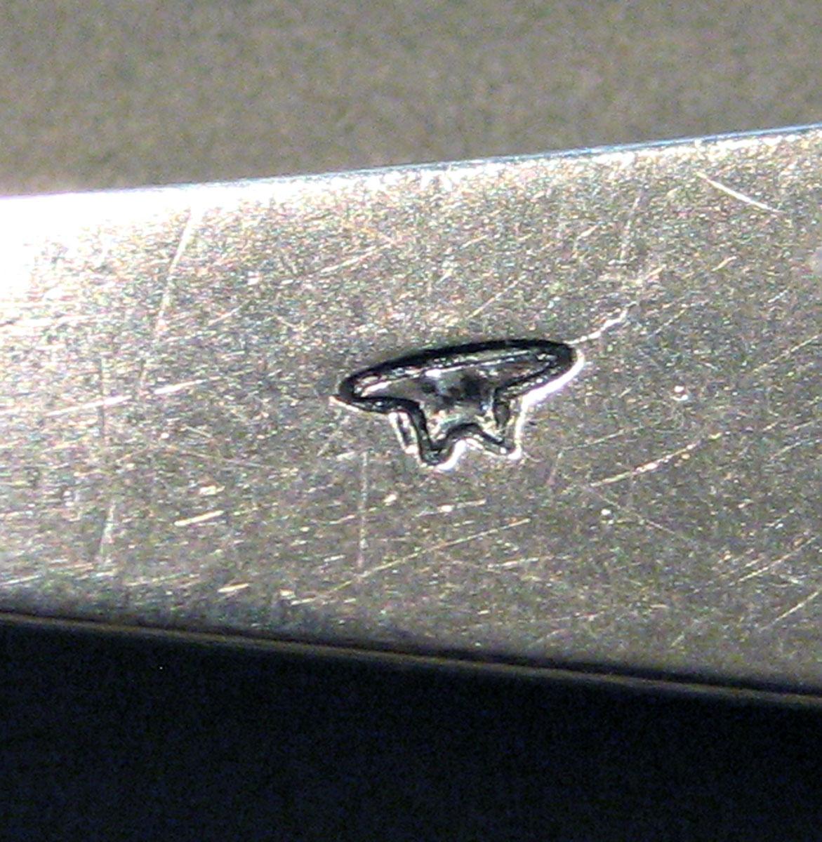 1971.0164 Silver Spoon mark