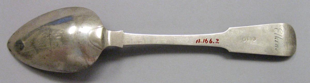 1971.0166.002 Silver Spoon underside