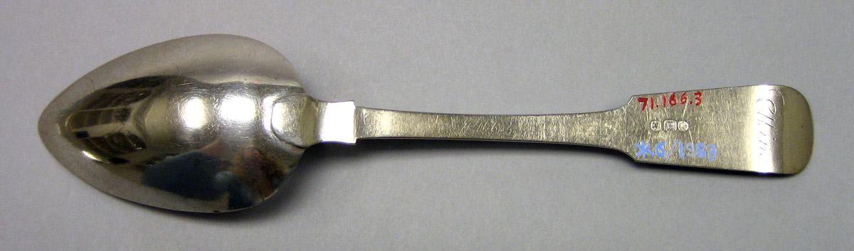 1971.0166.003 Silver Spoon underside