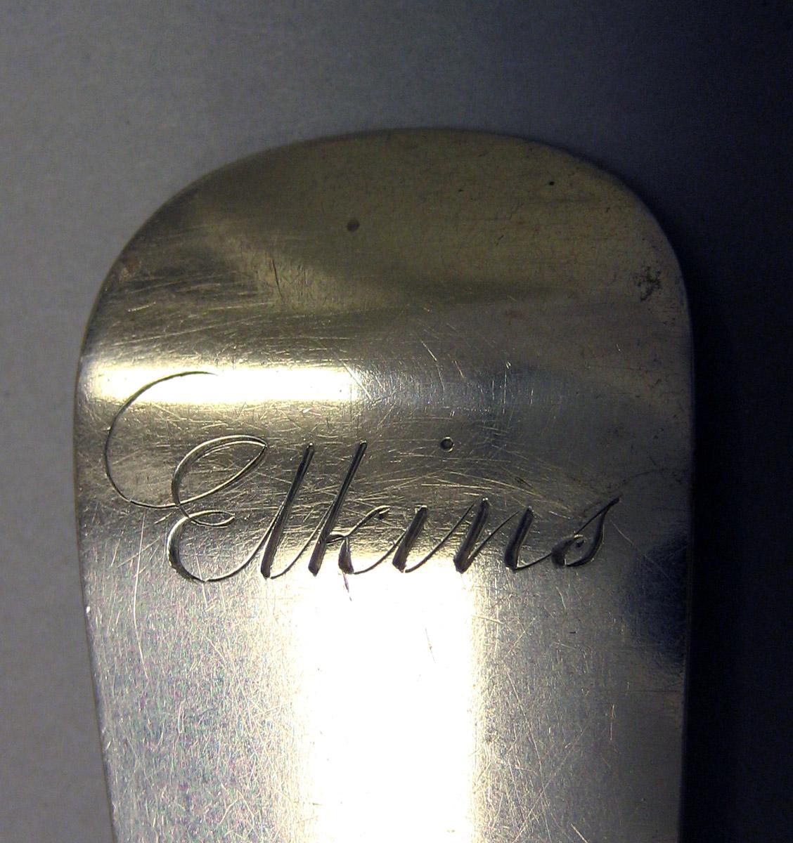 1971.0166.003 Silver Spoon engraving
