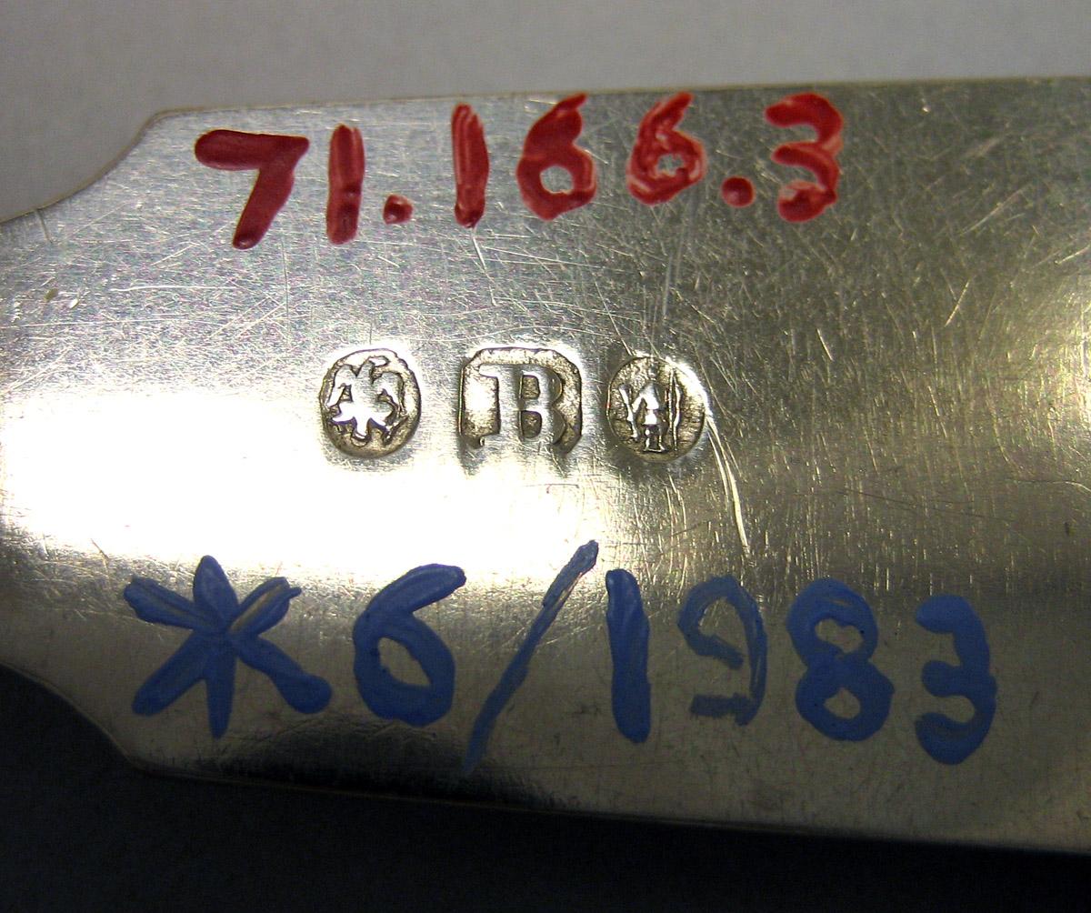1971.0166.003 Silver Spoon mark