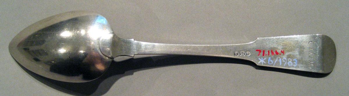 1971.0166.004 Silver Spoon underside