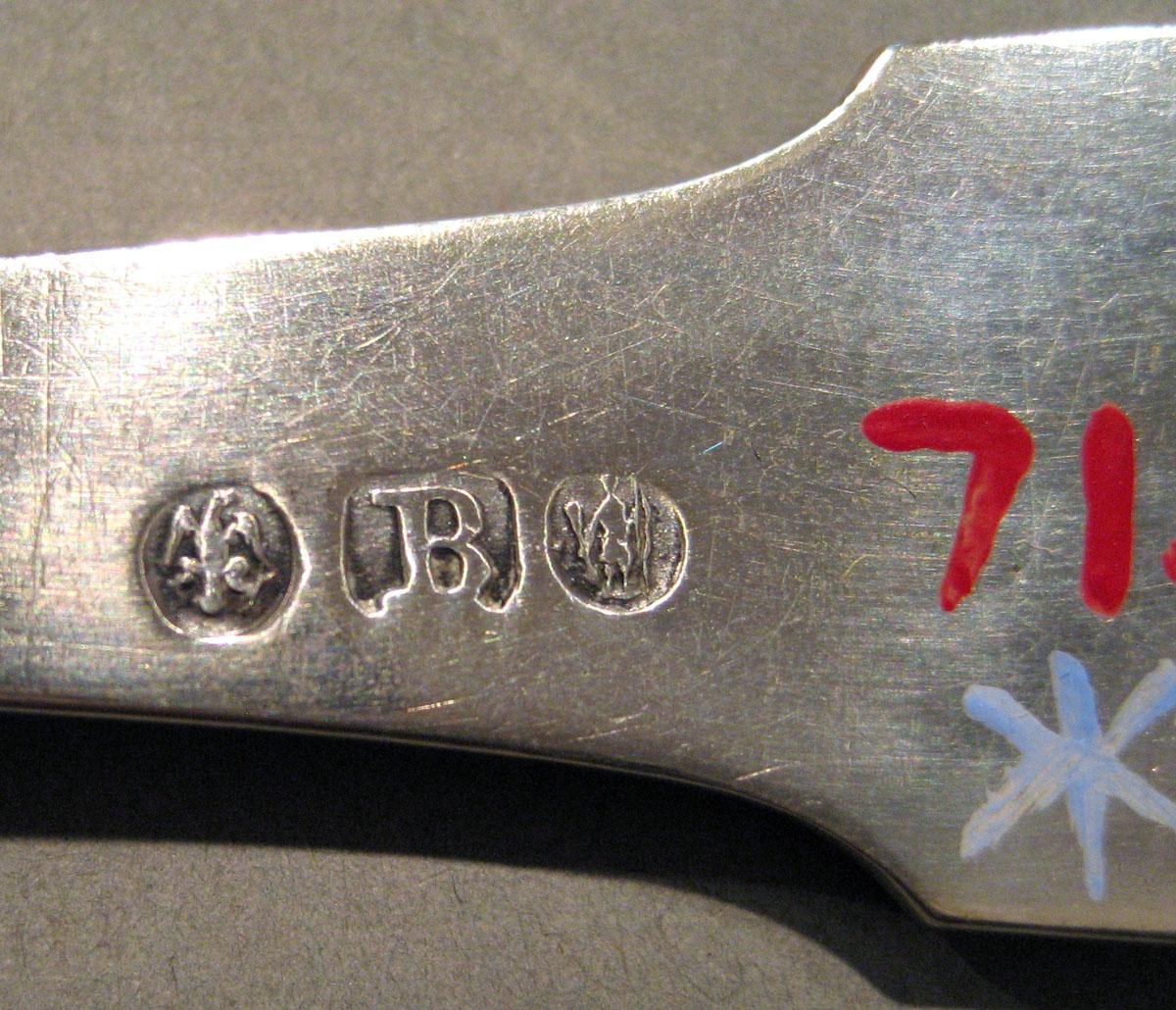 1971.0166.004 Silver Spoon mark