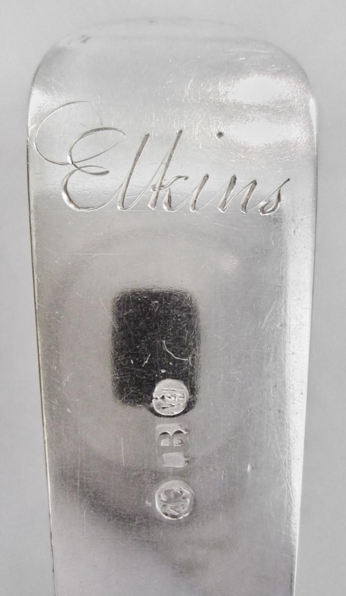 1971.0166.005 Spoon, engraving