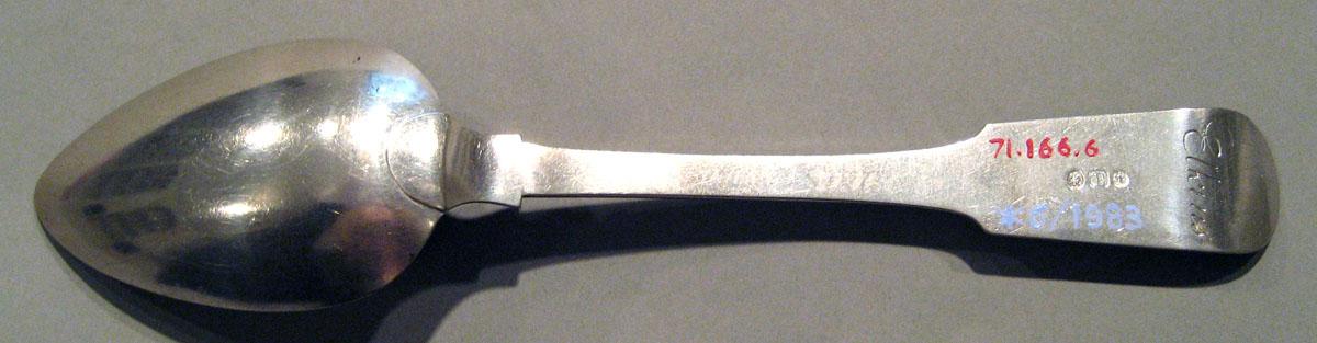 1971.0166.006 Silver Spoon underside