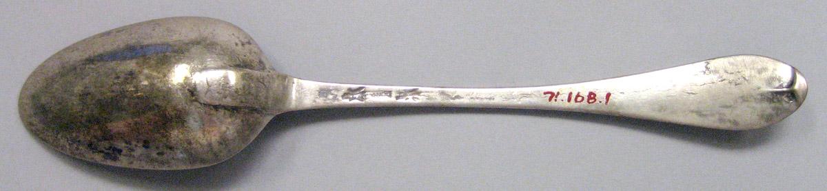 1971.0168.001 Silver Spoon underside