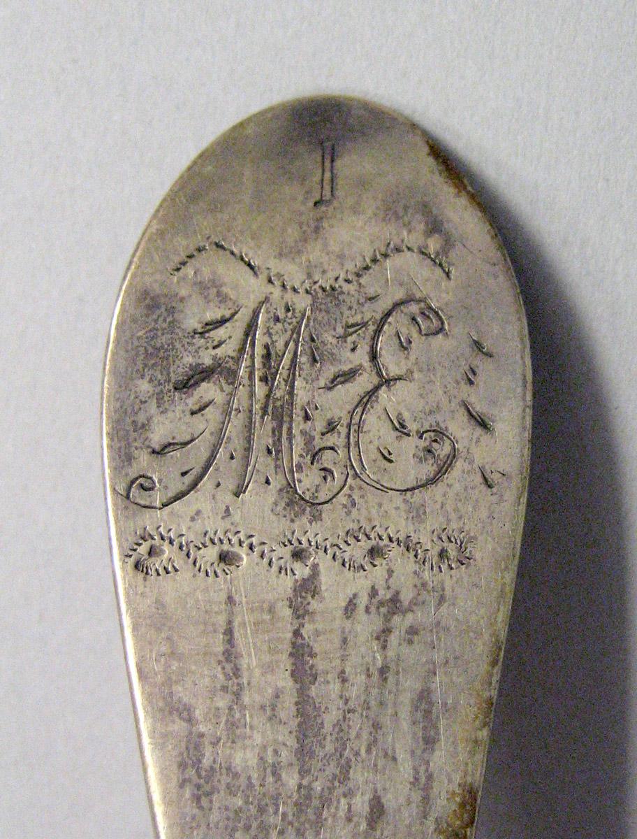 1971.0168.001 Silver Spoon engraving