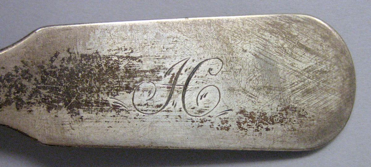 1971.0170 Silver Spoon engraving