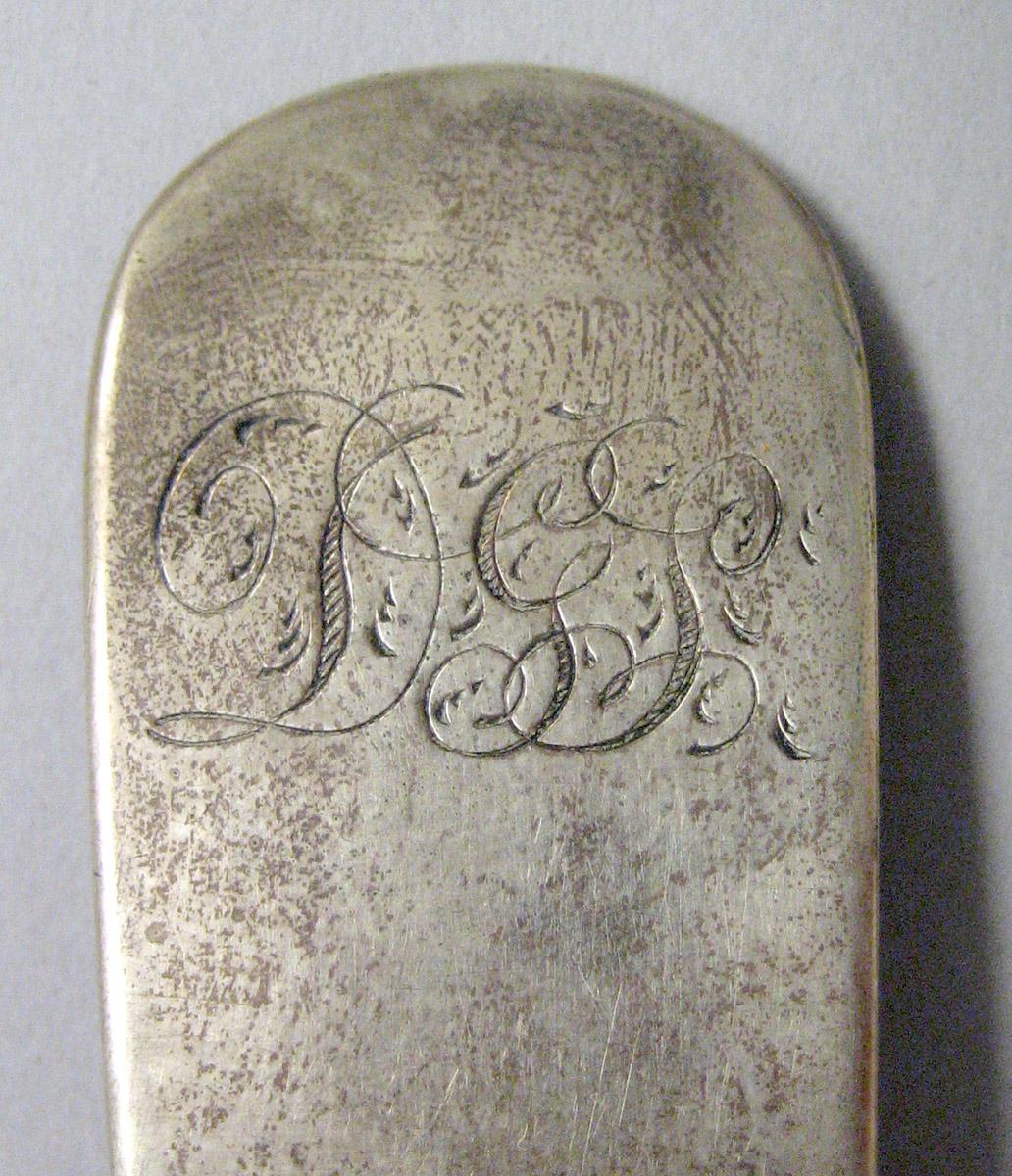 1971.0171 Silver Spoon engraving
