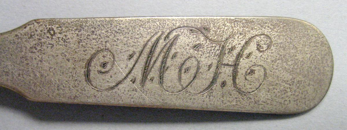 1971.0175 Silver Spoon engraving
