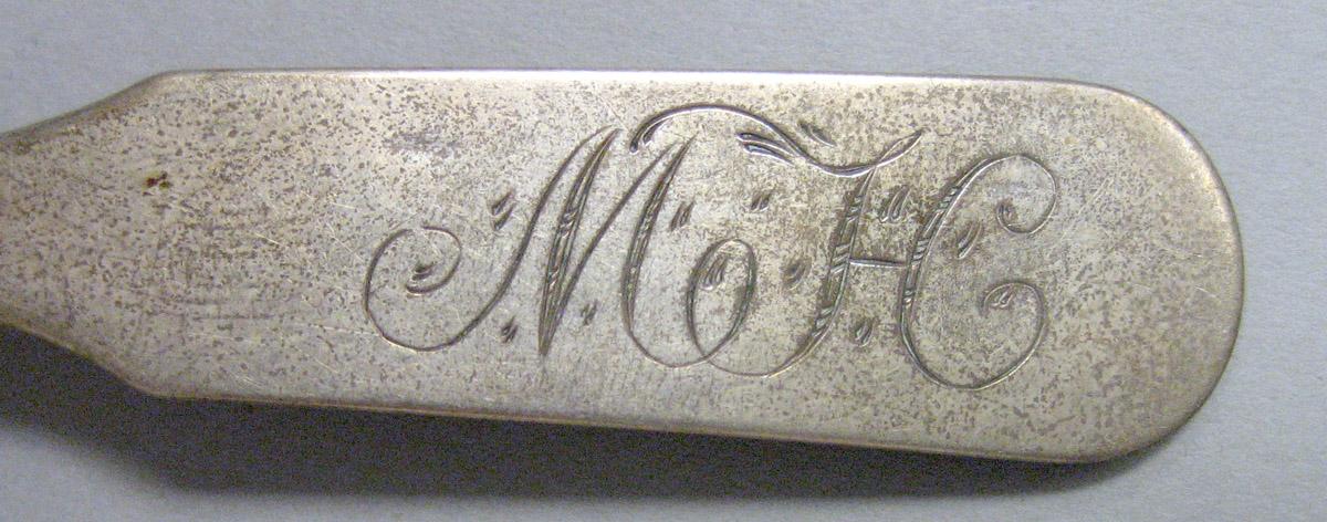 1971.0176.002 Silver Spoon engraving