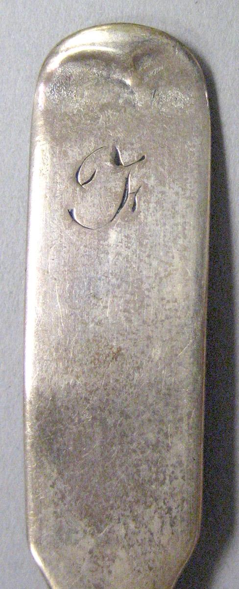 1971.0178.001 Silver Spoon engraving