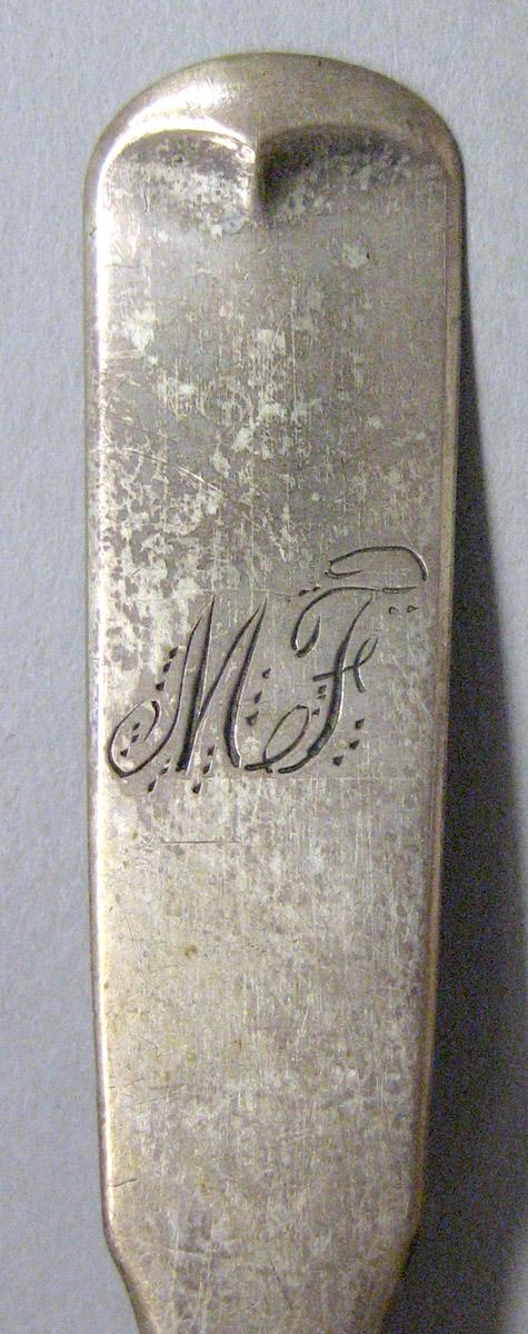 1971.0180 Silver Spoon engraving