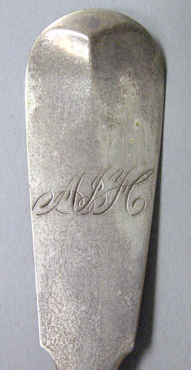 1971.0182 Silver Ladle engraving